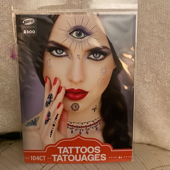 Suit Yourself Costume 12 Piece Gem💎 Kit & 104 Ct Tattoos Kit Bundle.NWT🔺FIRM🔺 - Picture 4 of 6
